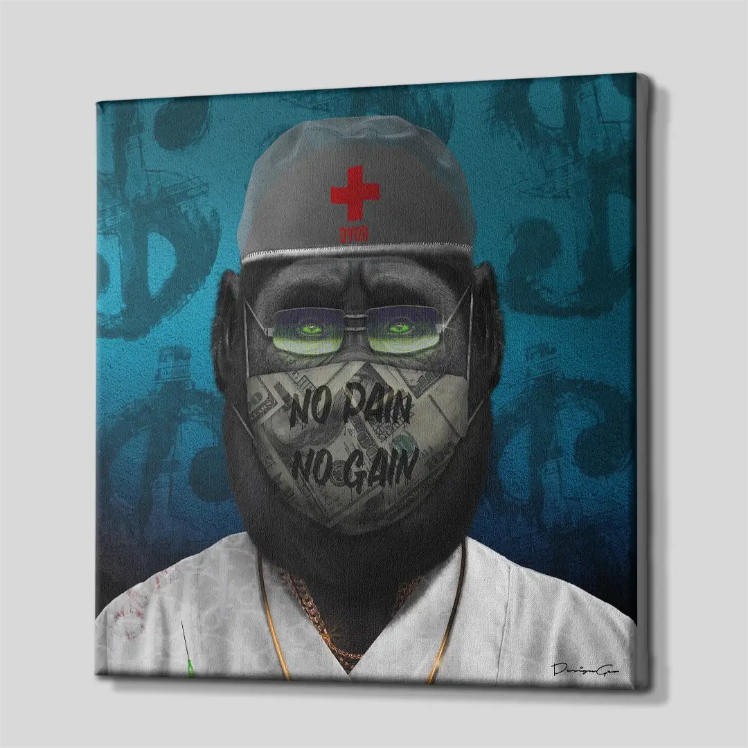 Doctor Ape Canvas Wall Art
