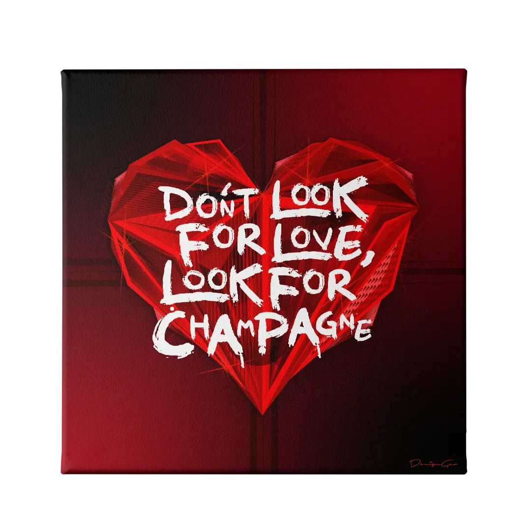 Don't Look For Love Canvas Wall Art