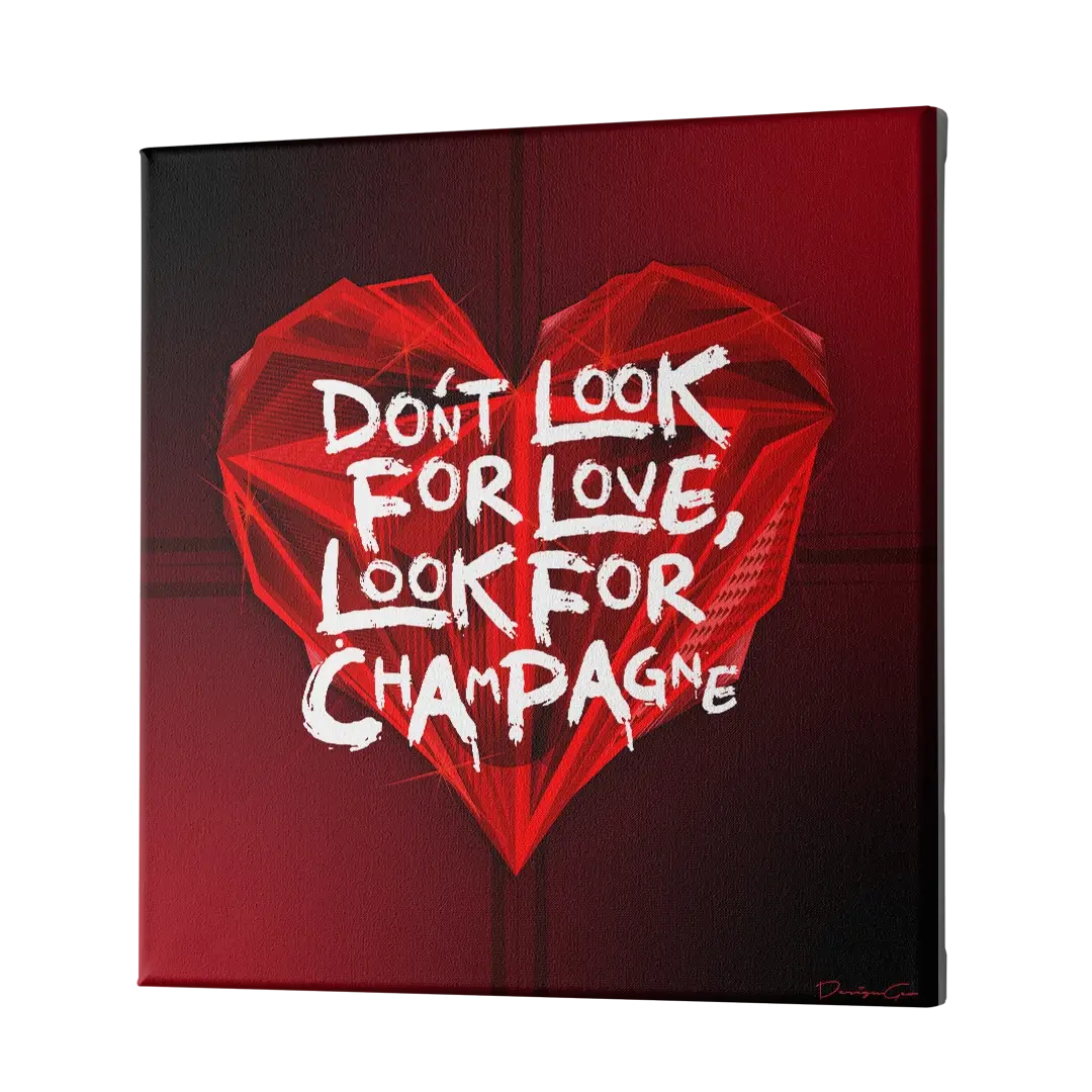 Don't Look For Love Canvas Wall Art