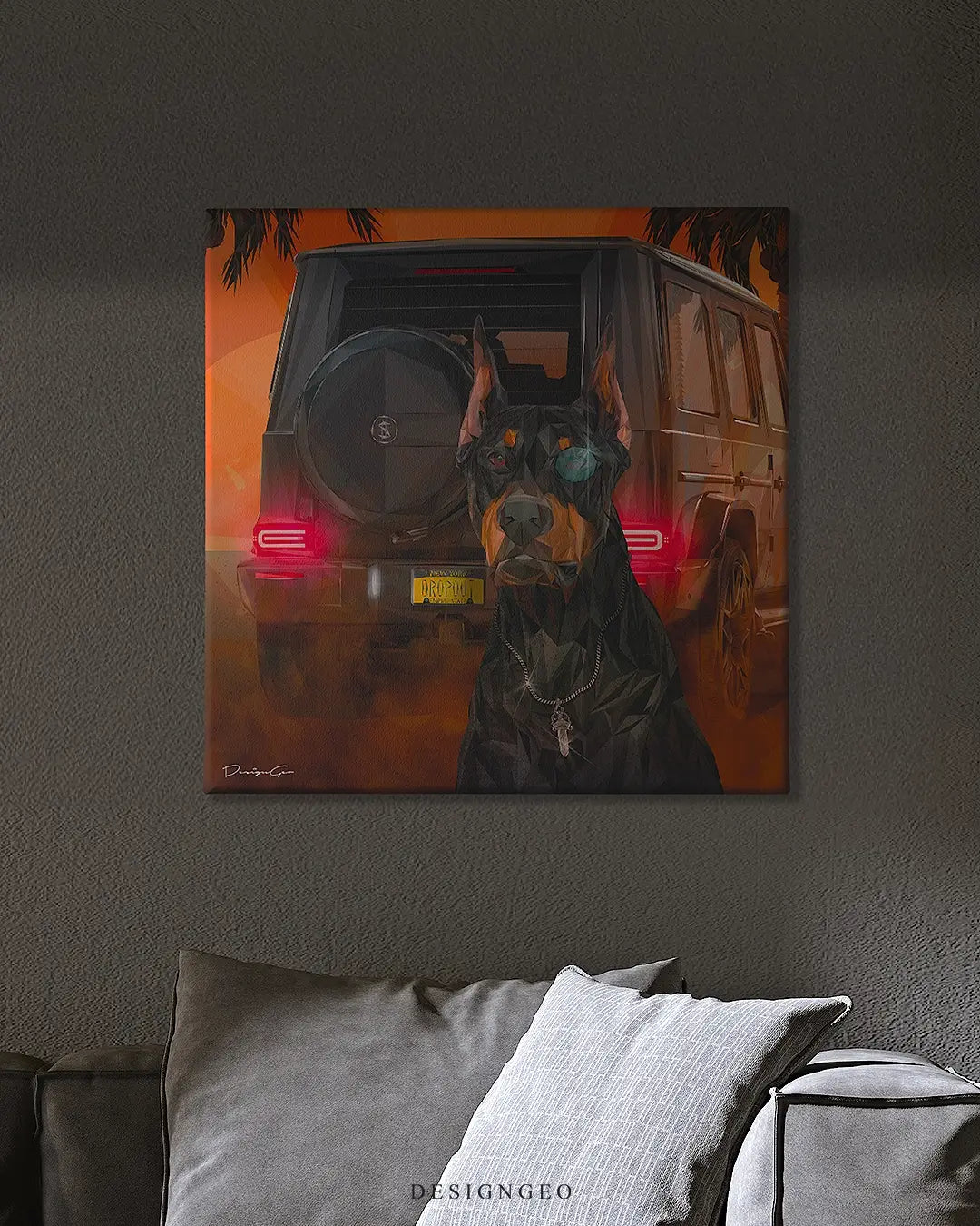 Dropout Canvas Wall Art