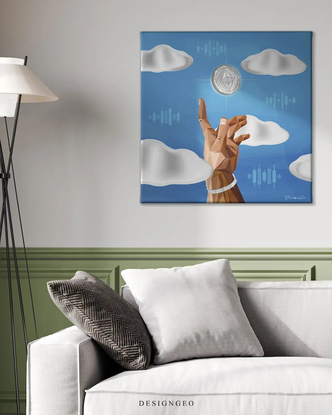 Ethereum Creation Canvas Wall Art