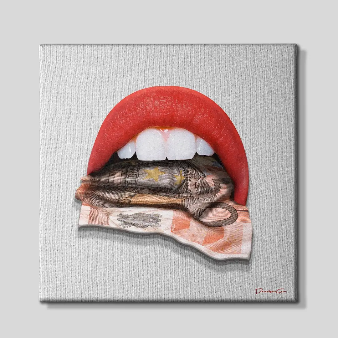 Euro Currency Canvas Wall Art