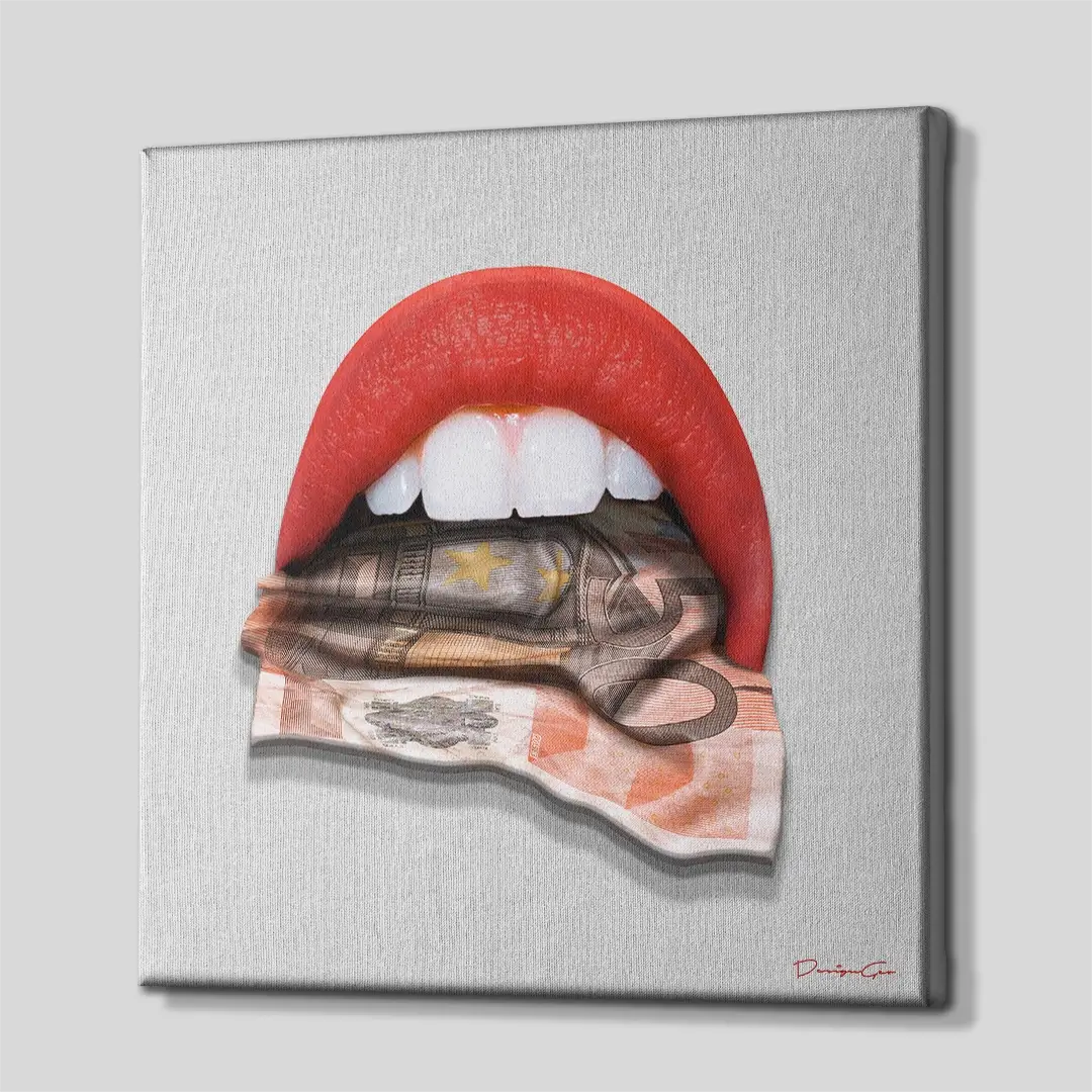 Euro Currency Canvas Wall Art