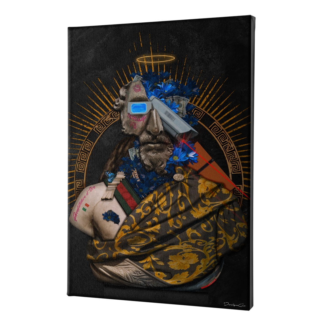 Fashion God Art Rectangular Canvas Print by DesignGeo