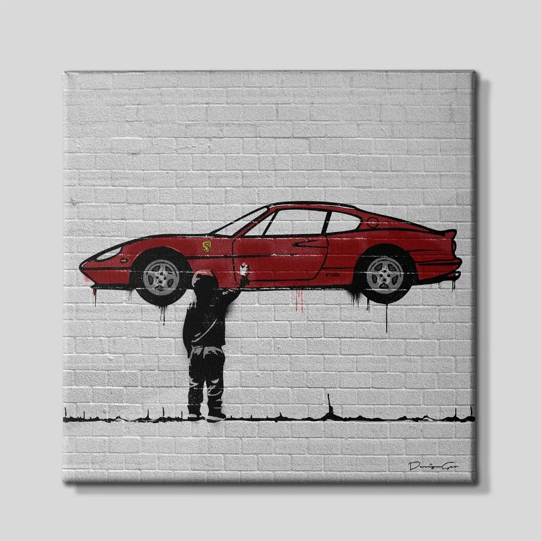 Fast Cars Dreams Canvas Wall Art