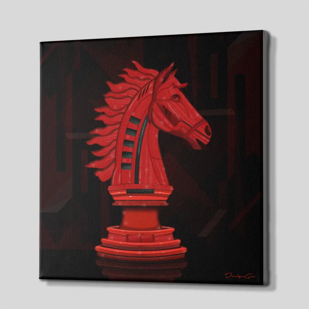 Fast Horse Canvas Wall Art
