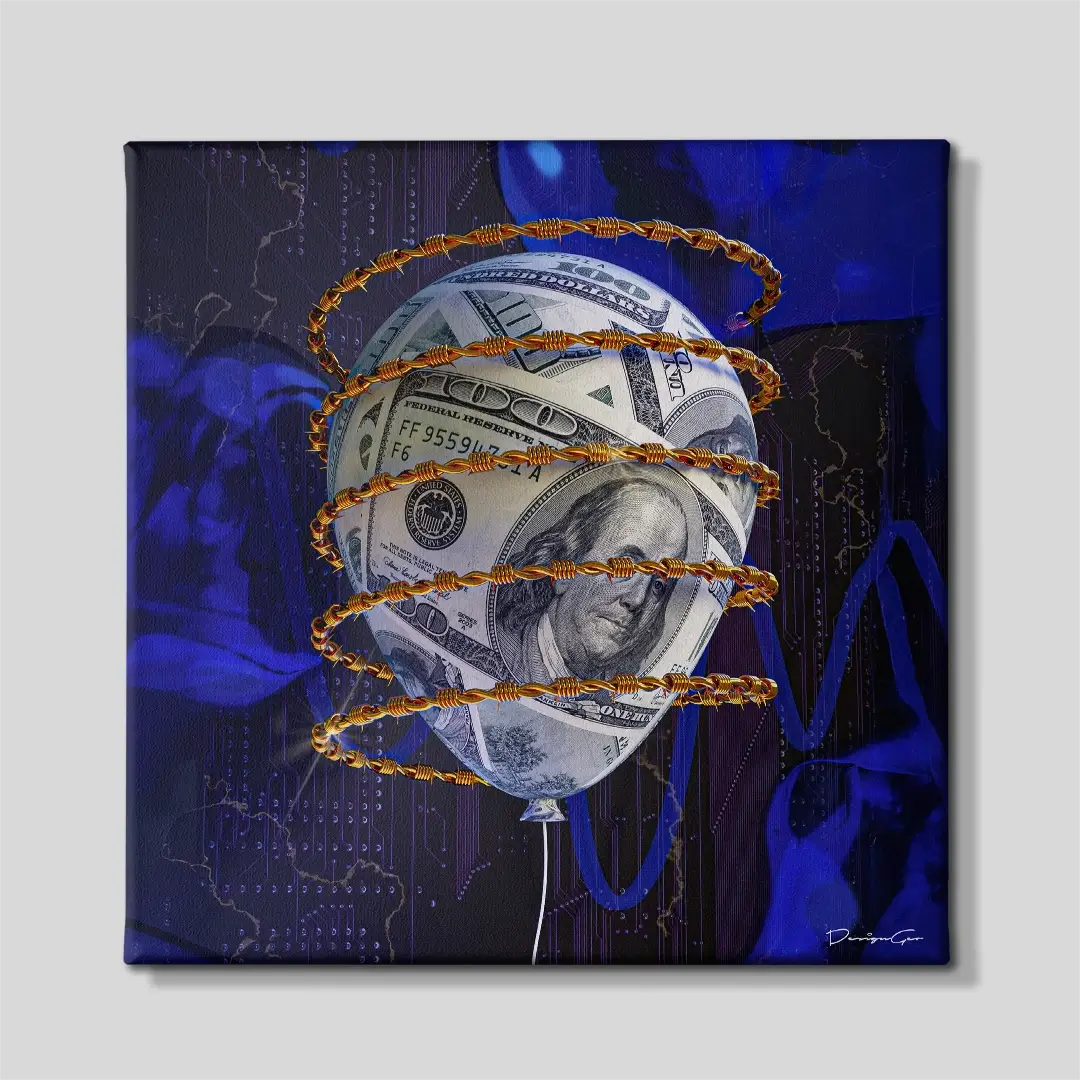 Financial Fragility Canvas Wall Art