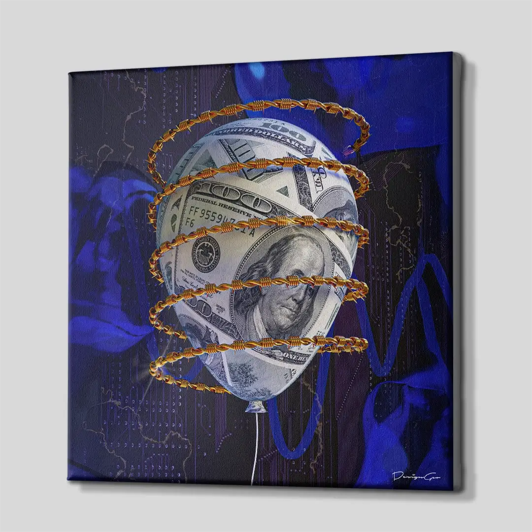 Financial Fragility Canvas Wall Art