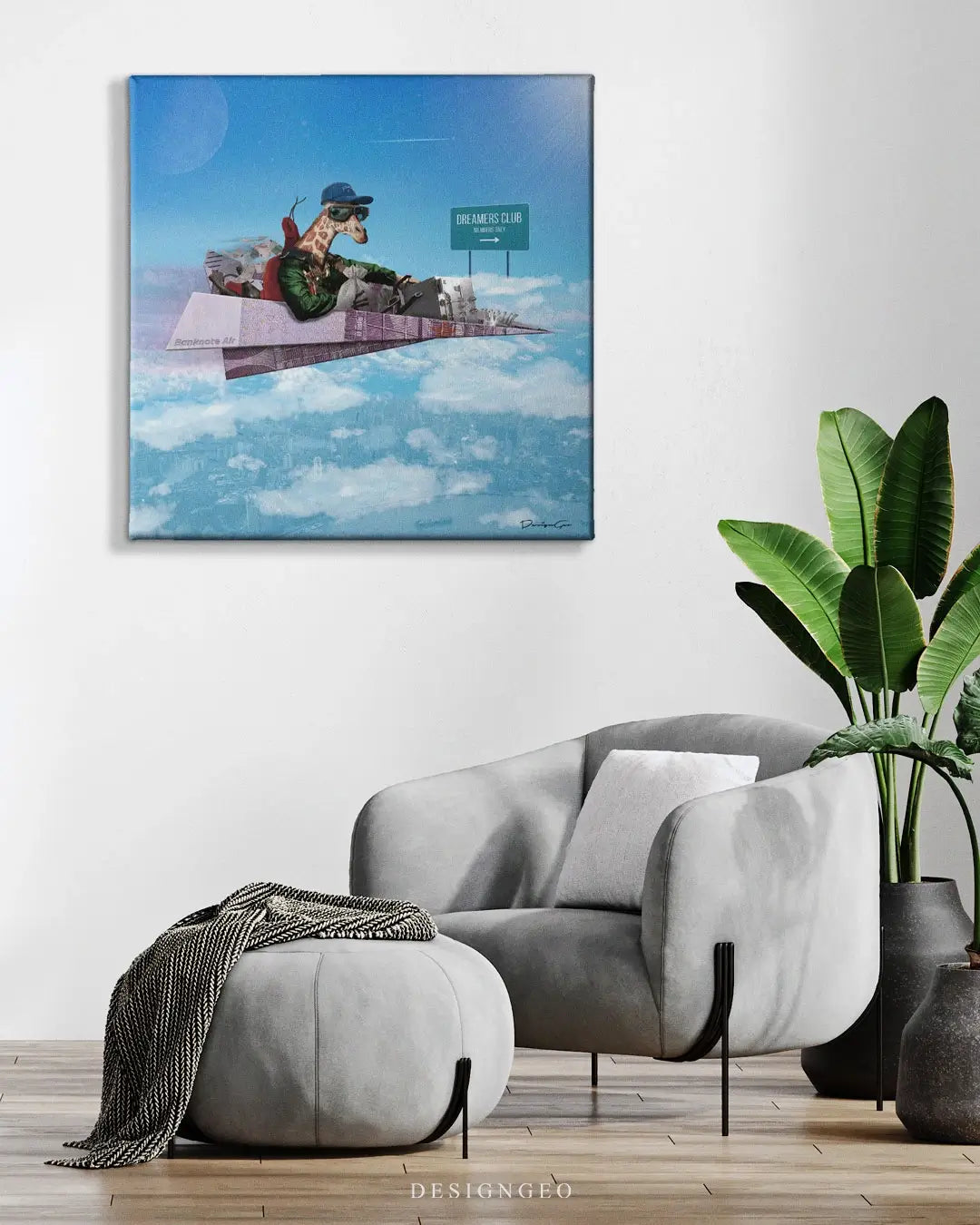 Financial Freedom Canvas Wall Art