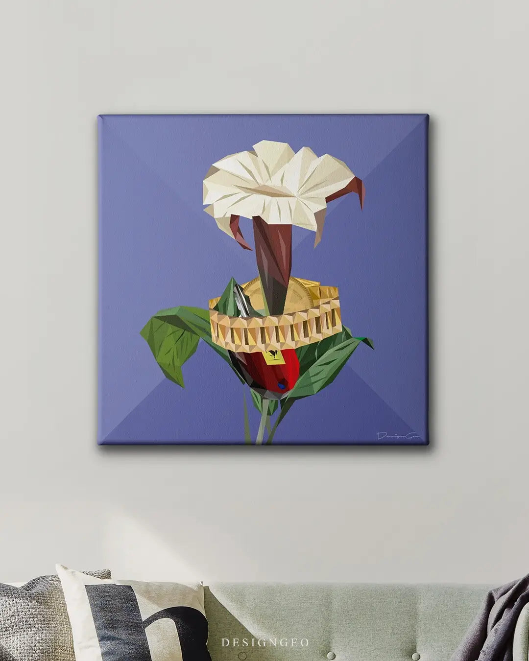 Floral Awakening Canvas Wall Art