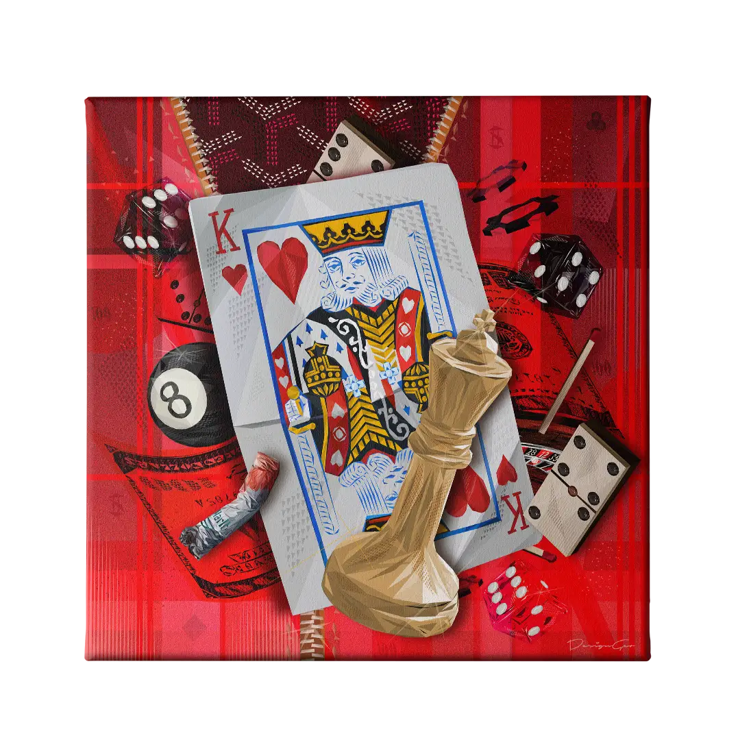 Game and Fortune Canvas Wall Art