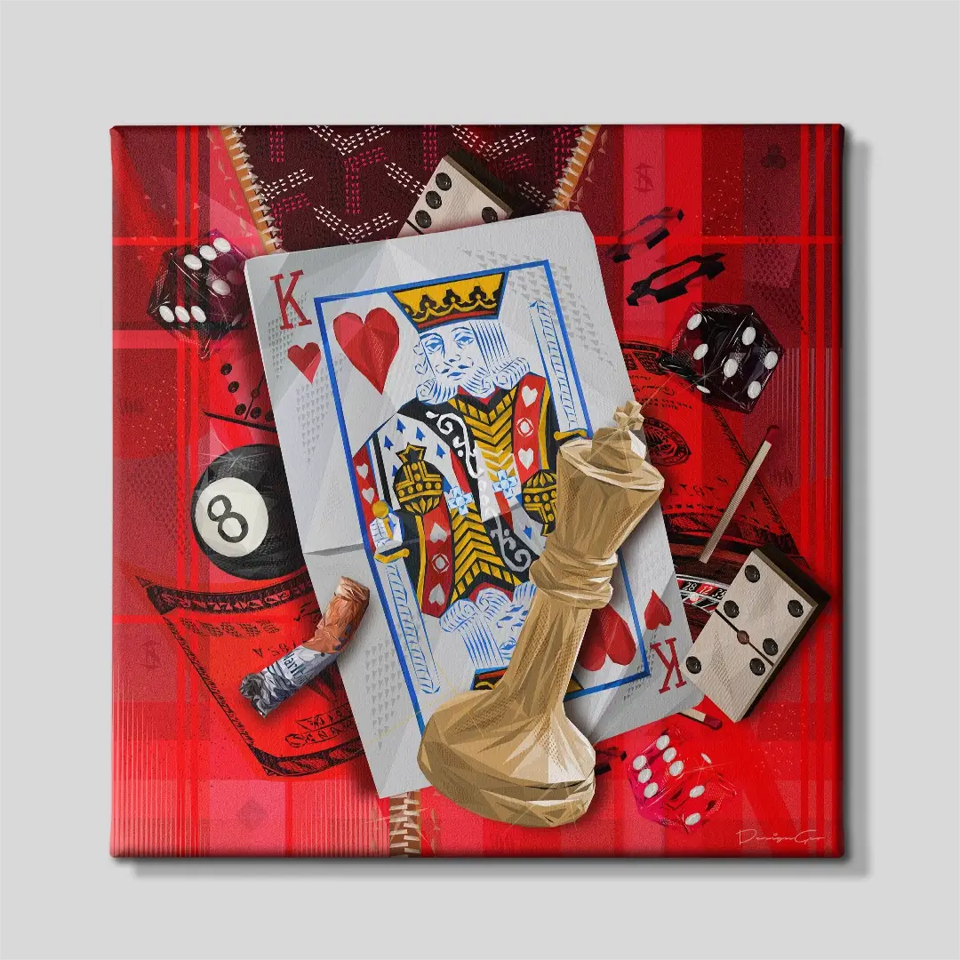 Game and Fortune Canvas Wall Art
