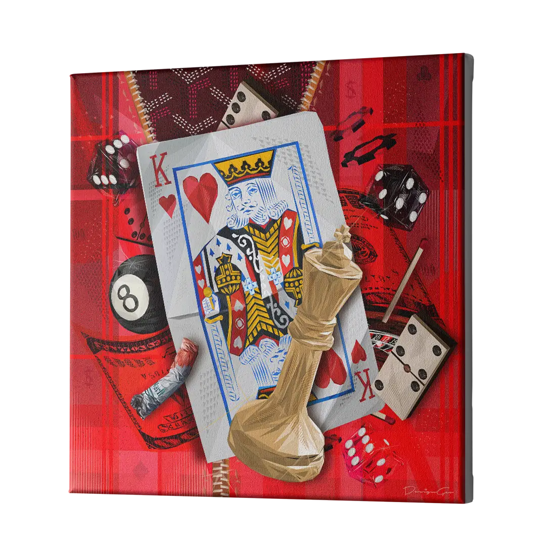 Game and Fortune Canvas Wall Art