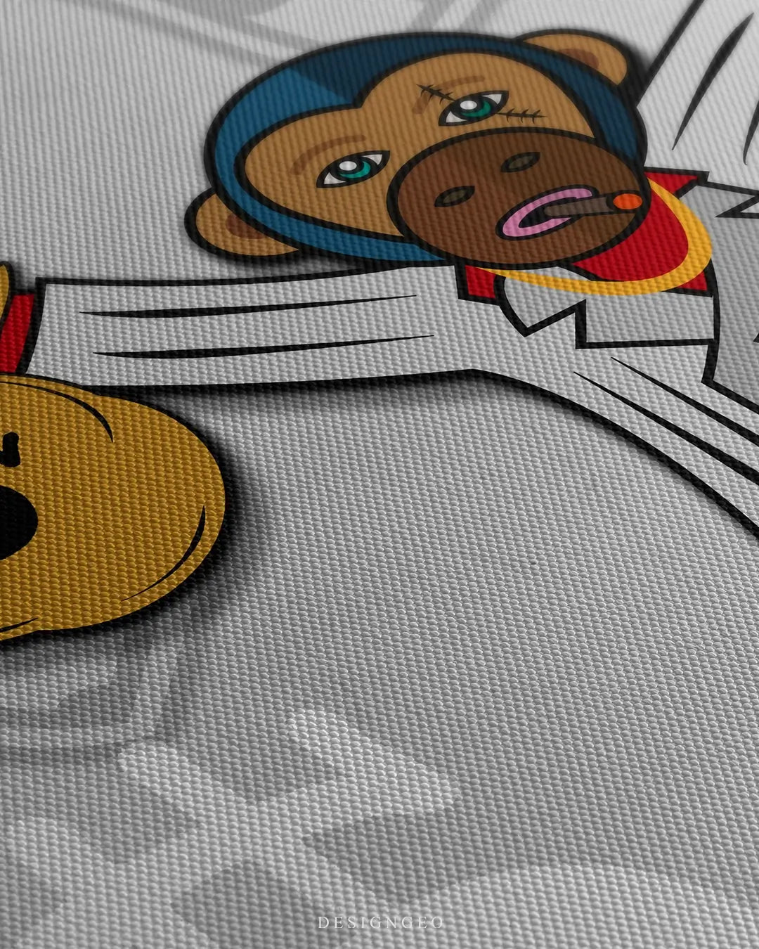 Gangster Monkey Canvas Wall Art