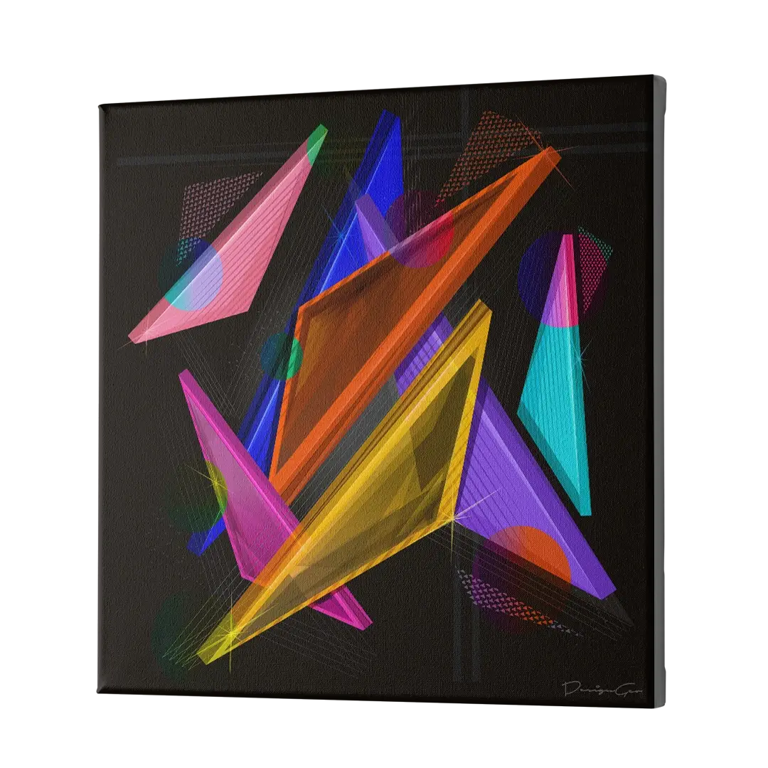 Geometric Shapes 2 Canvas Wall Art