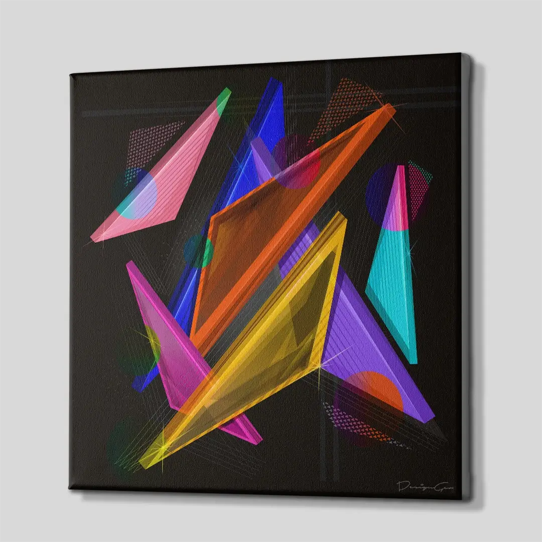 Geometric Shapes 2 Canvas Wall Art