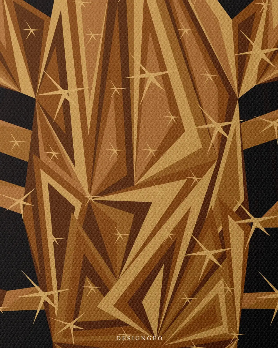 Golden Lobster Canvas Wall Art