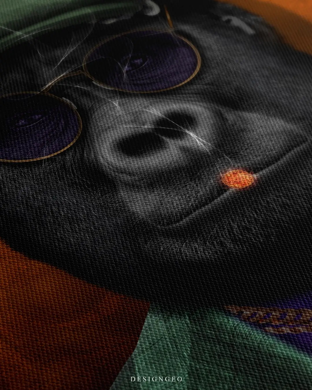 Golfer Gorilla Canvas Wall Art