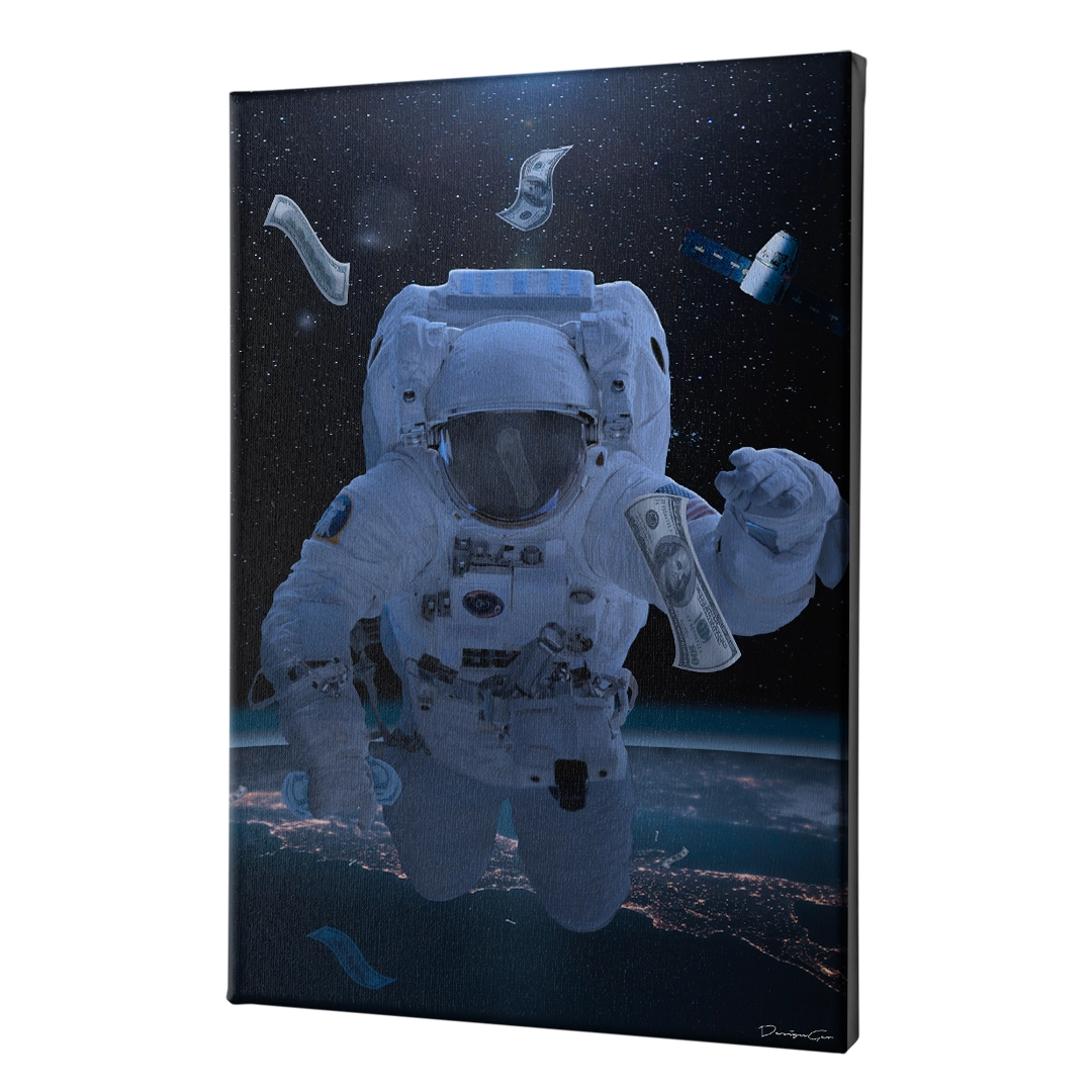 Gravity Hundred limited edition rectangular canvas print created by designgeo