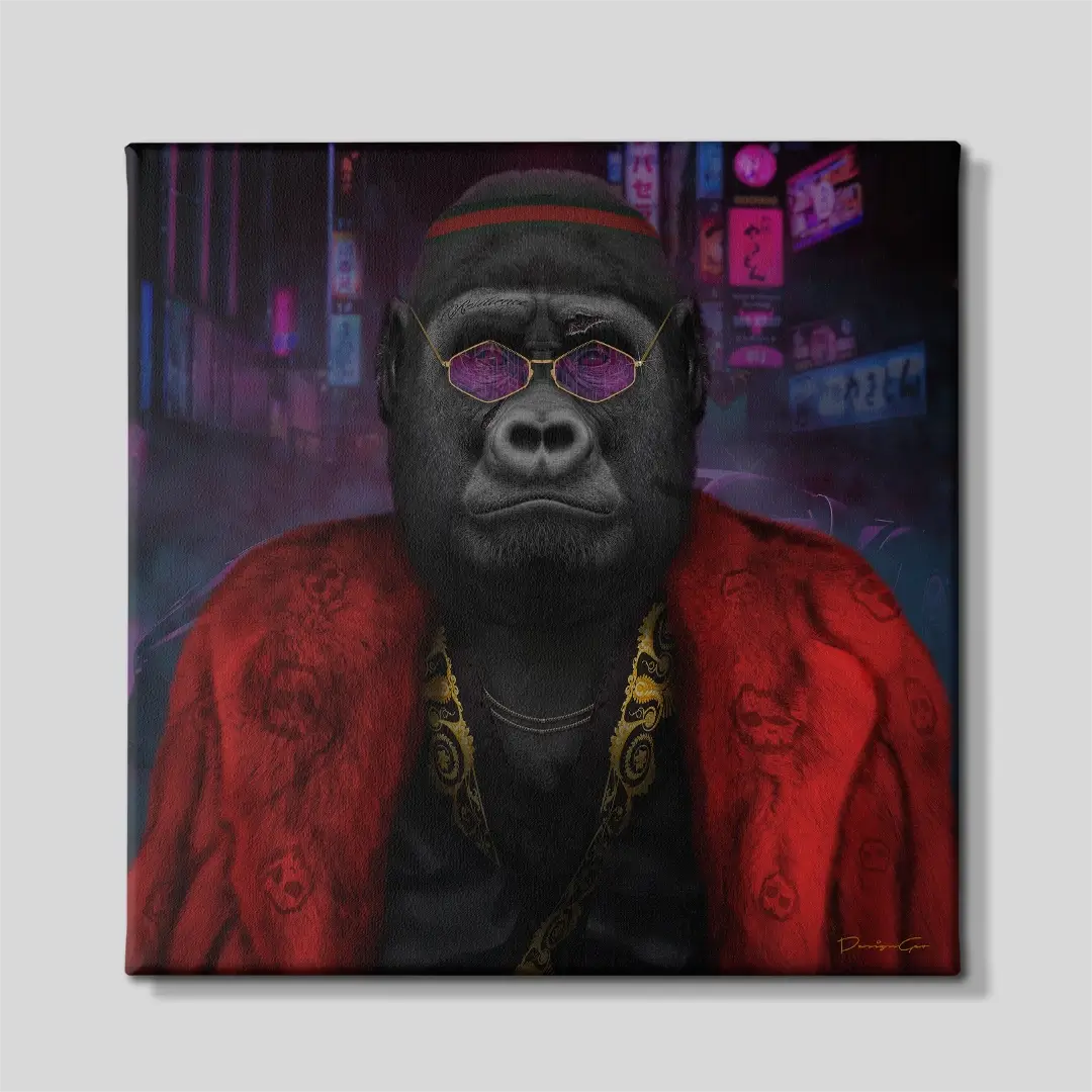 Haute Primate Canvas Wall Art