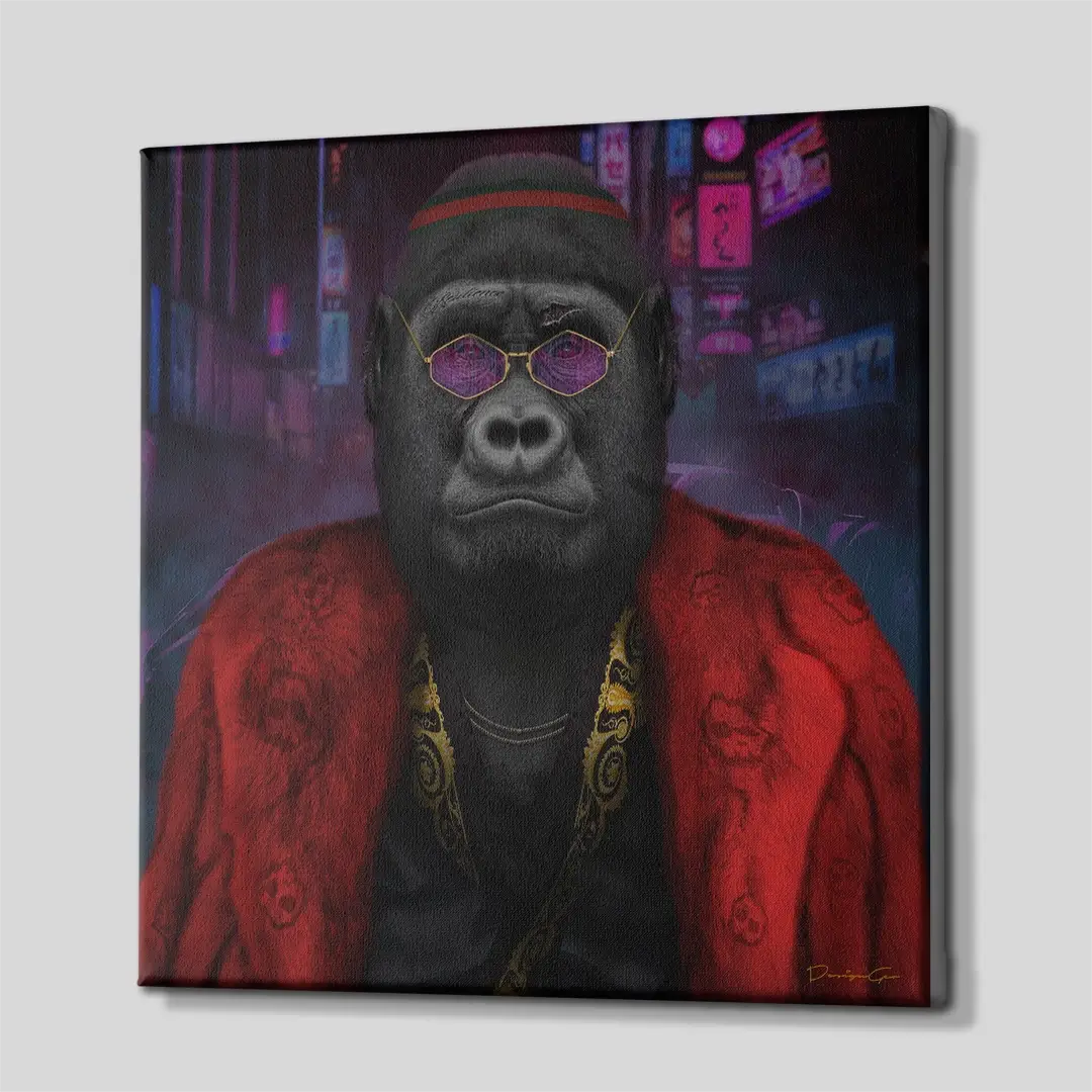 Haute Primate Canvas Wall Art