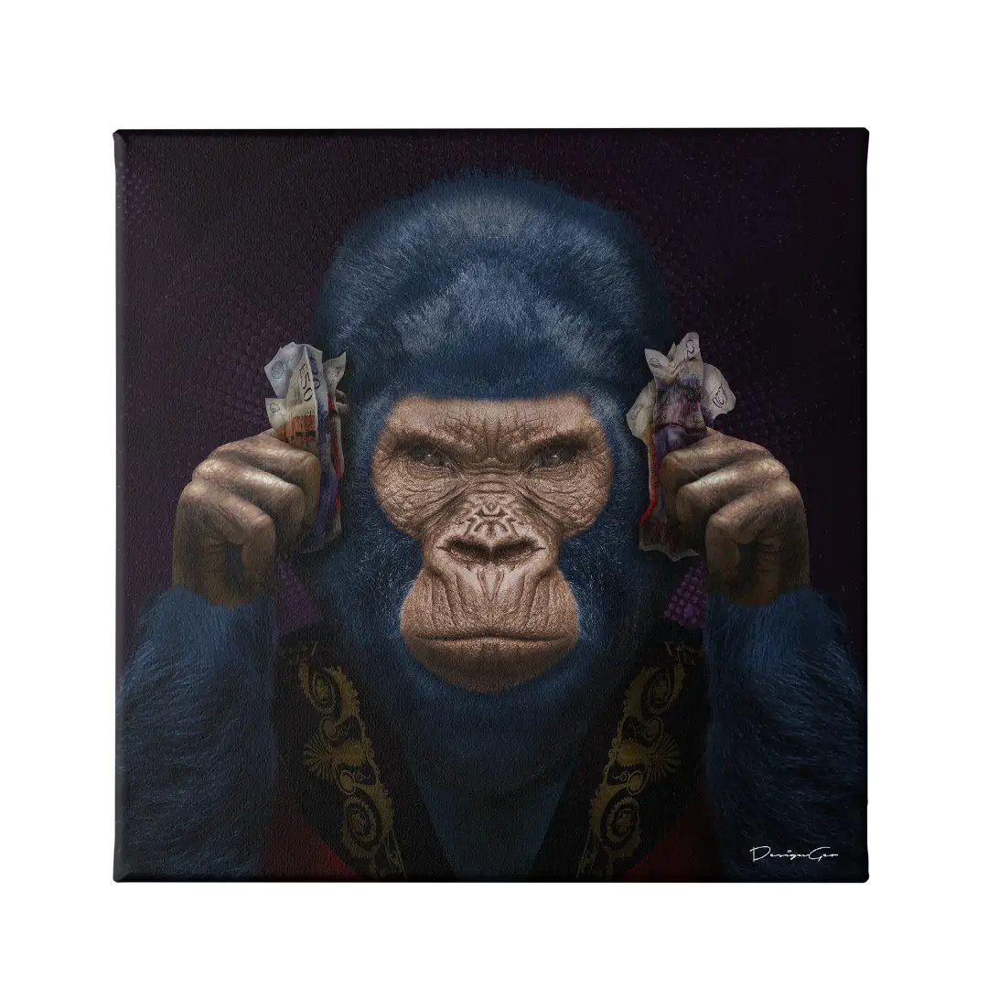 Hear No Evil Canvas Wall Art