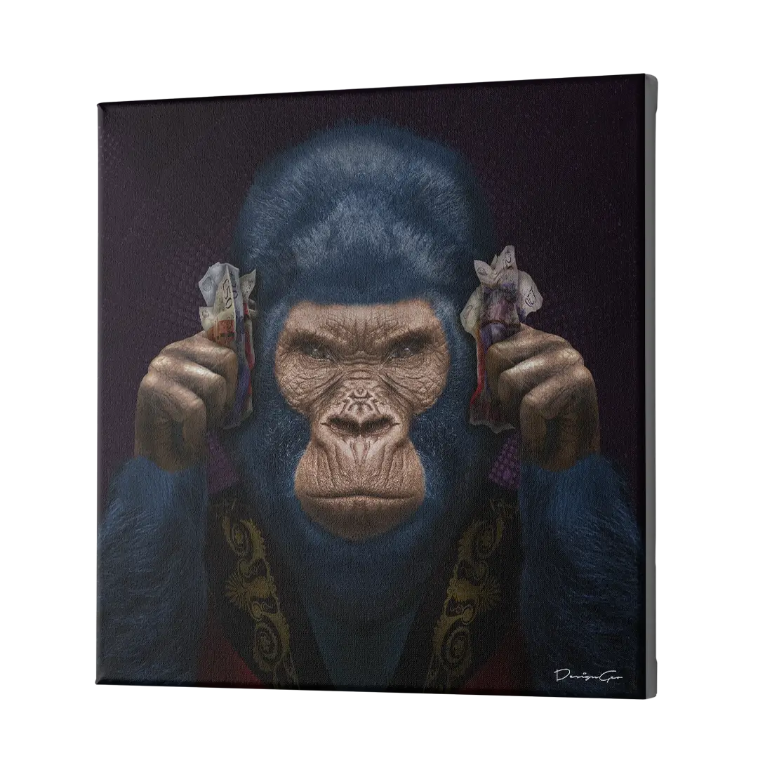 Hear No Evil Canvas Wall Art