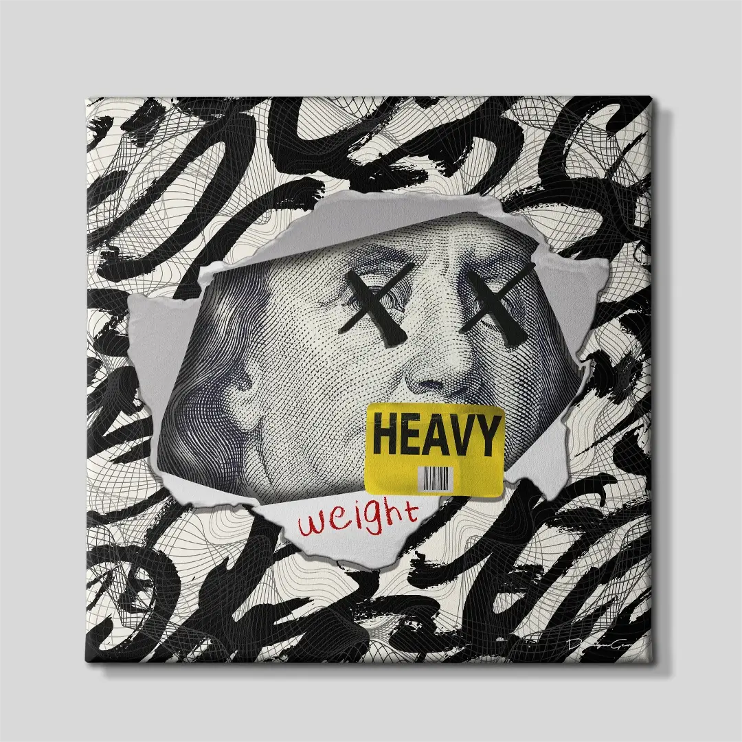 Heavyweight Dollar Canvas Wall Art