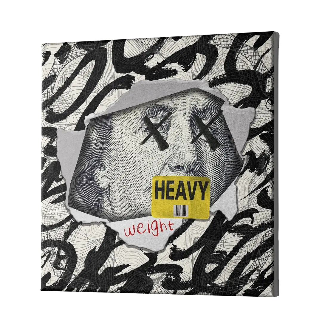 Heavyweight Dollar Canvas Wall Art