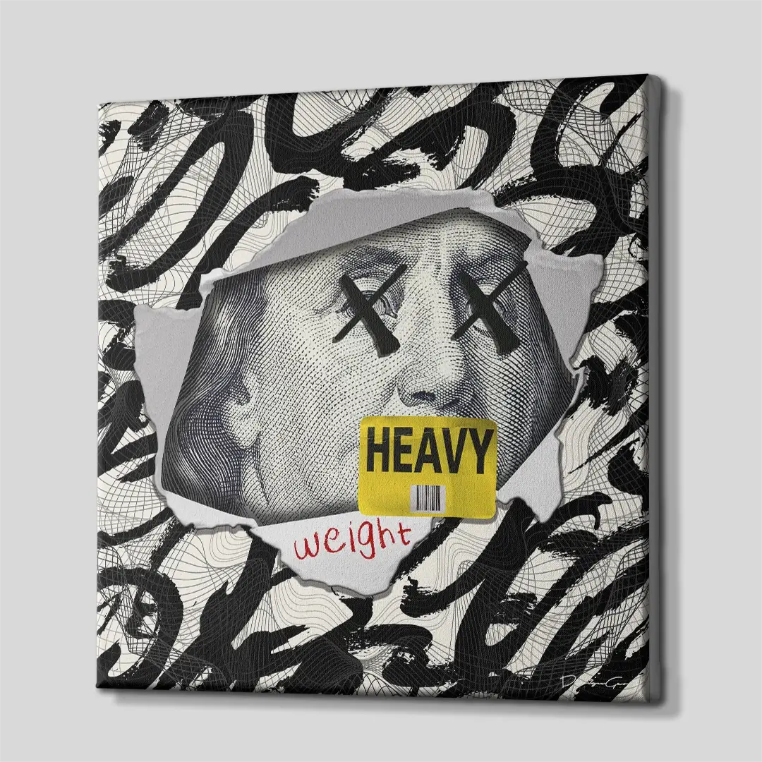 Heavyweight Dollar Canvas Wall Art
