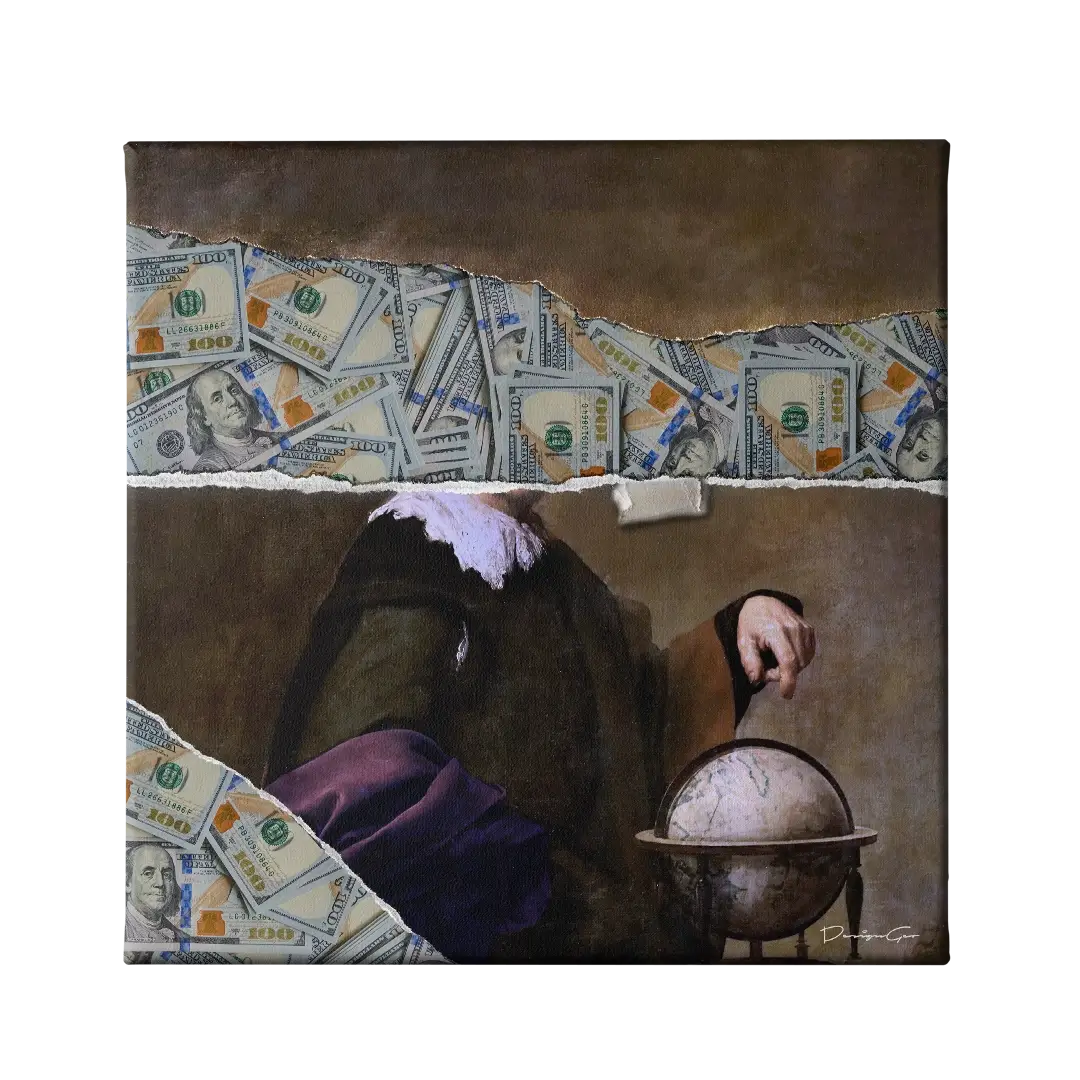Hidden Money Canvas Wall Art