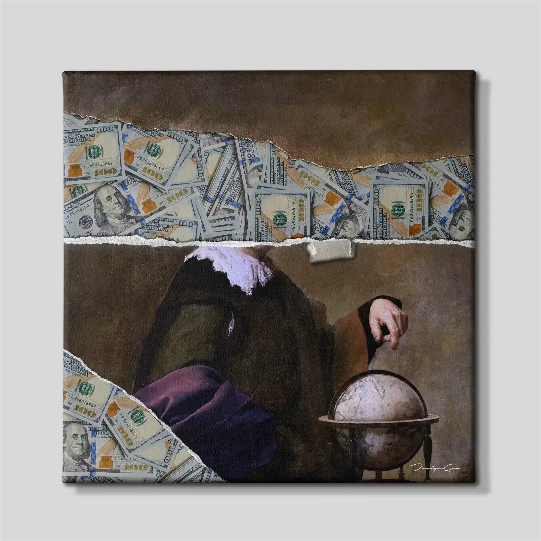 Hidden Money Canvas Wall Art