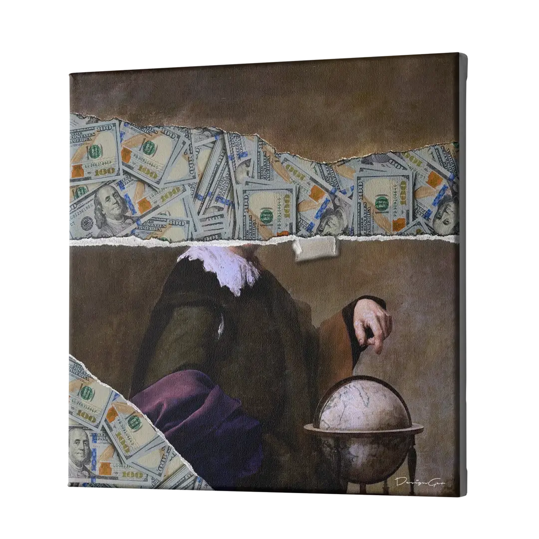 Hidden Money Canvas Wall Art