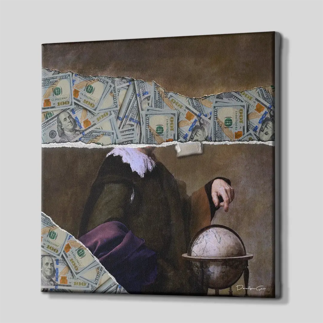 Hidden Money Canvas Wall Art