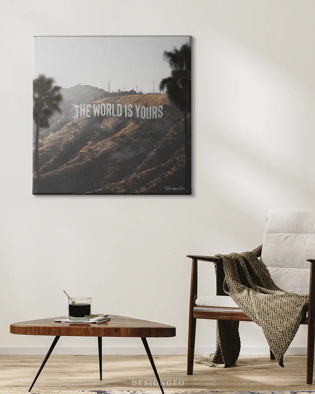 Hollywood Hills Canvas Wall Art