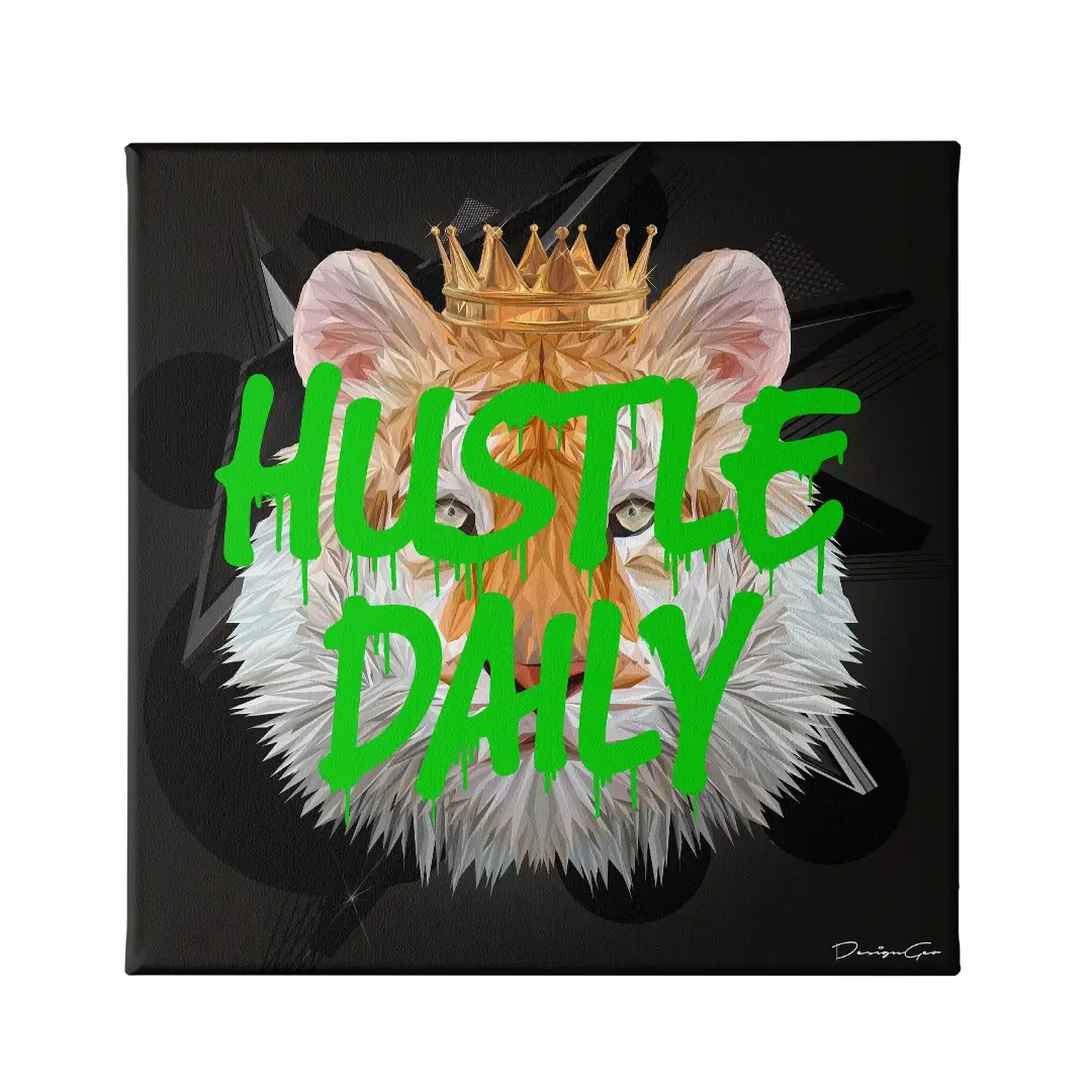Hustle Daily Canvas Wall Art