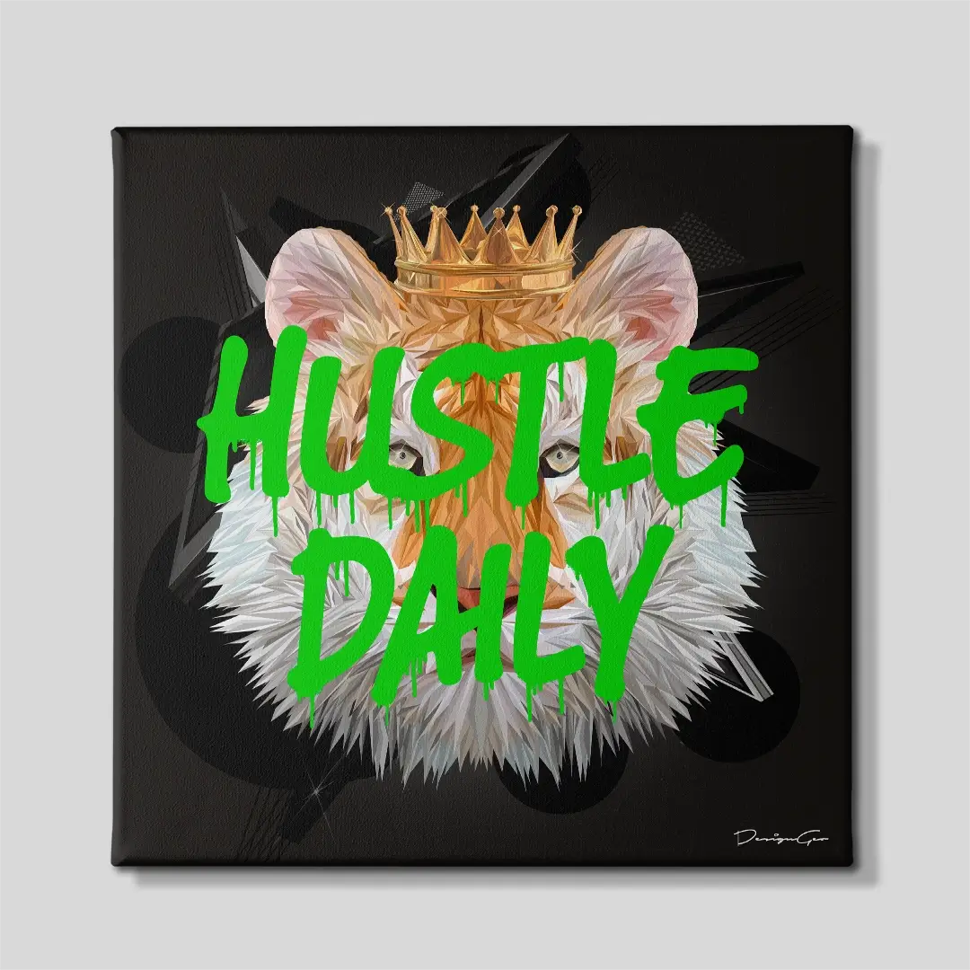 Hustle Daily Canvas Wall Art