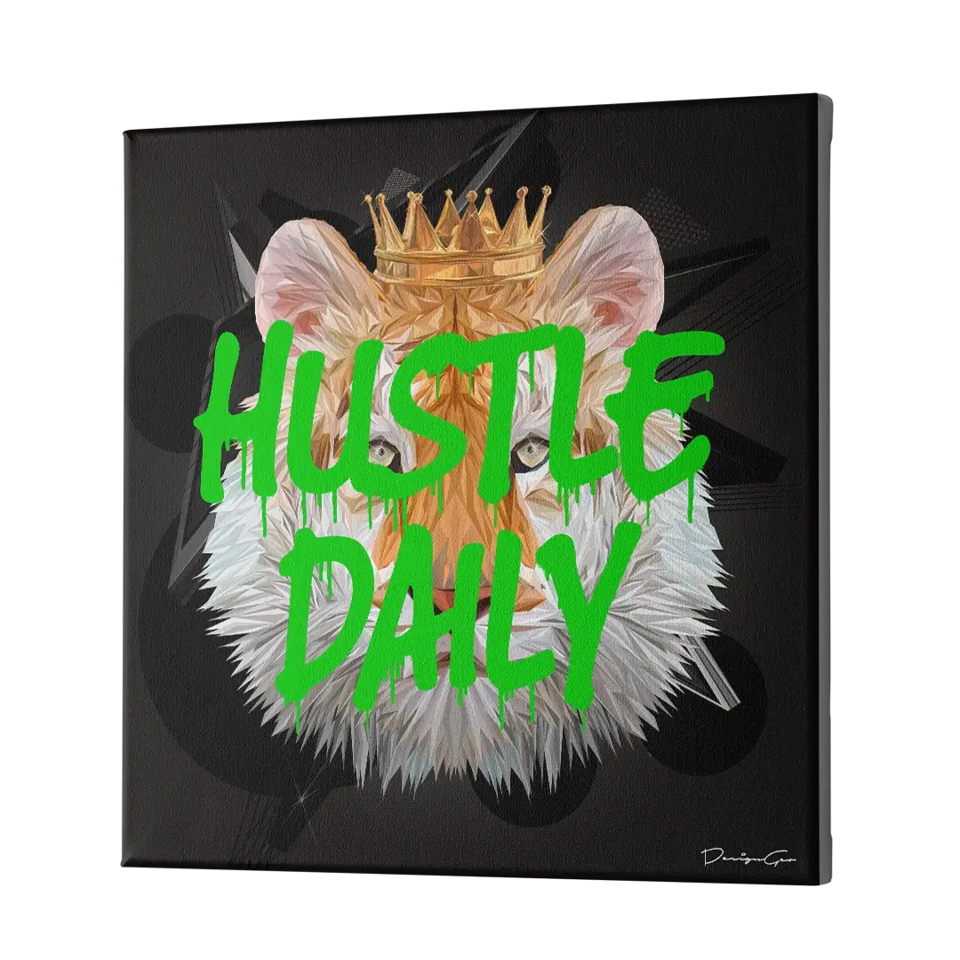 Hustle Daily Canvas Wall Art