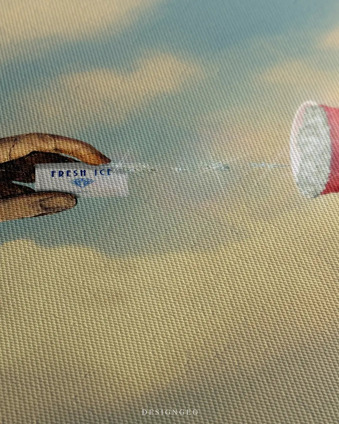 Ice Diamonds Canvas Wall Art