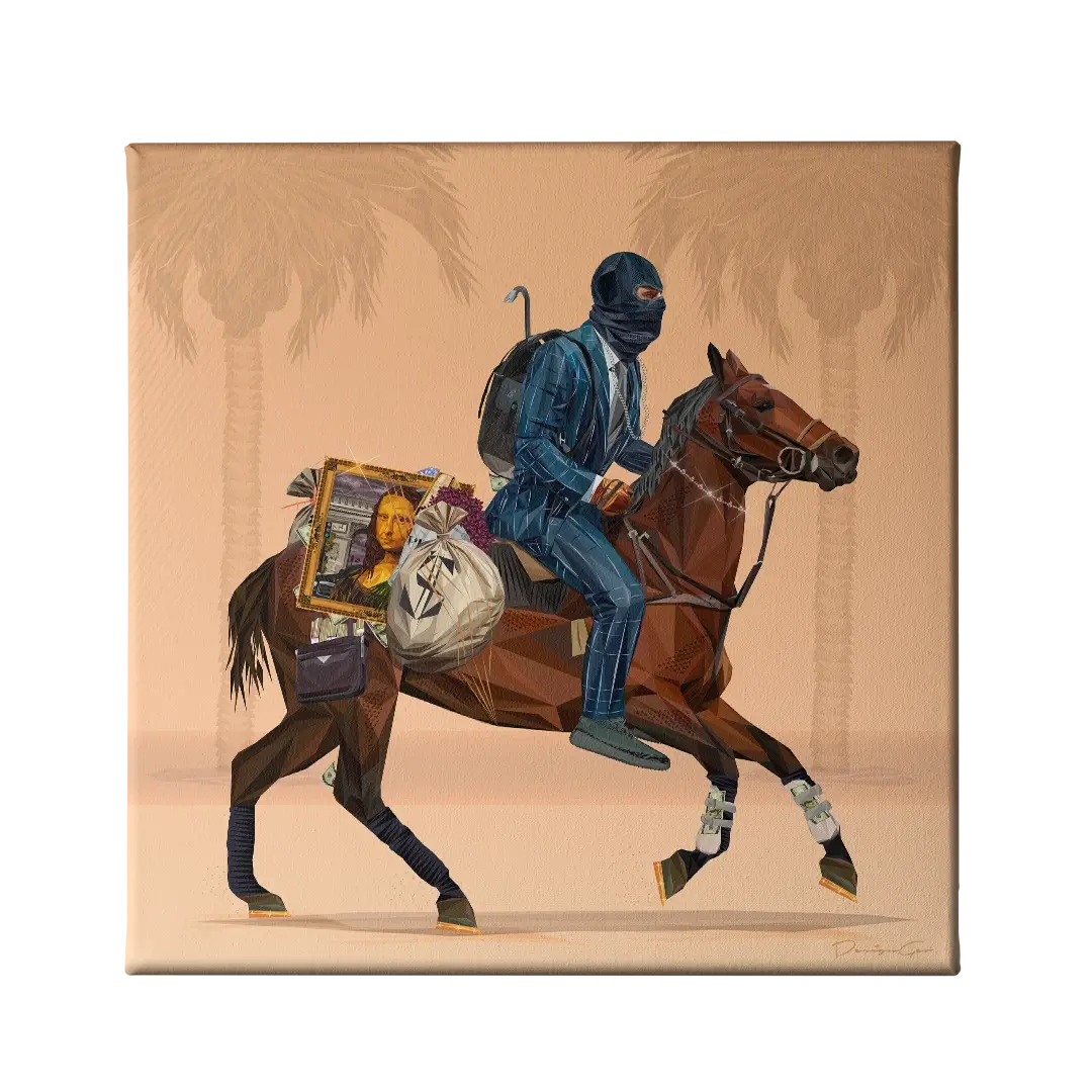 Journey in Abu Dhabi Canvas Wall Art