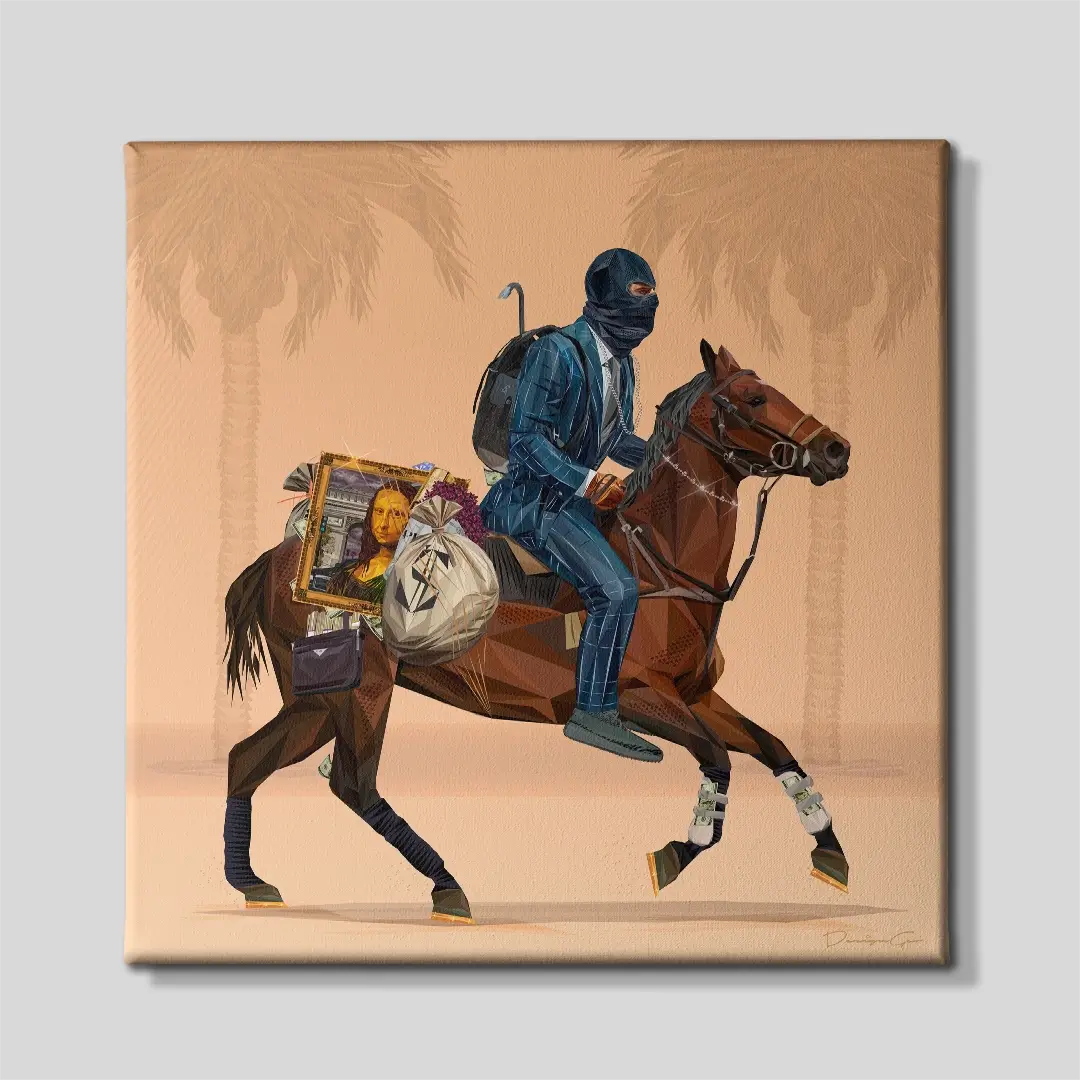 Journey in Abu Dhabi Canvas Wall Art