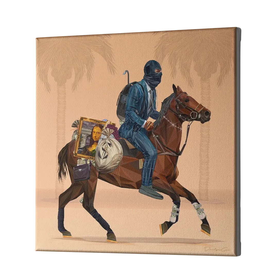 Journey in Abu Dhabi Canvas Wall Art