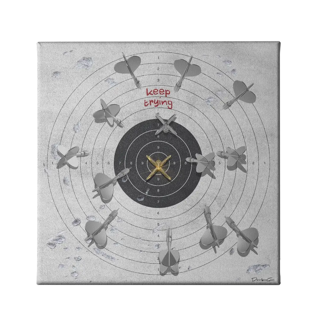 Keep Trying Canvas Wall Art
