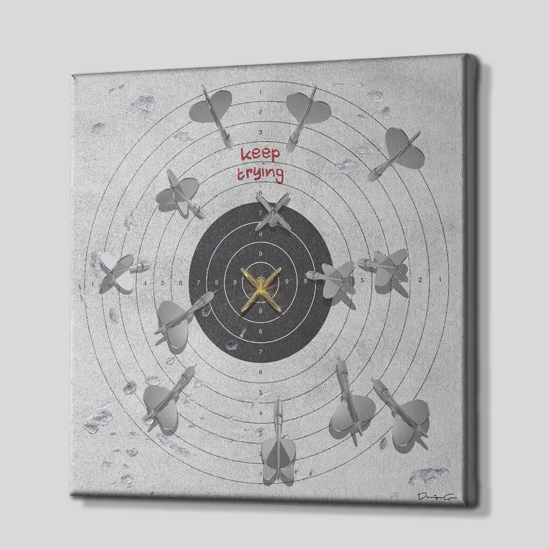 Keep Trying Canvas Wall Art