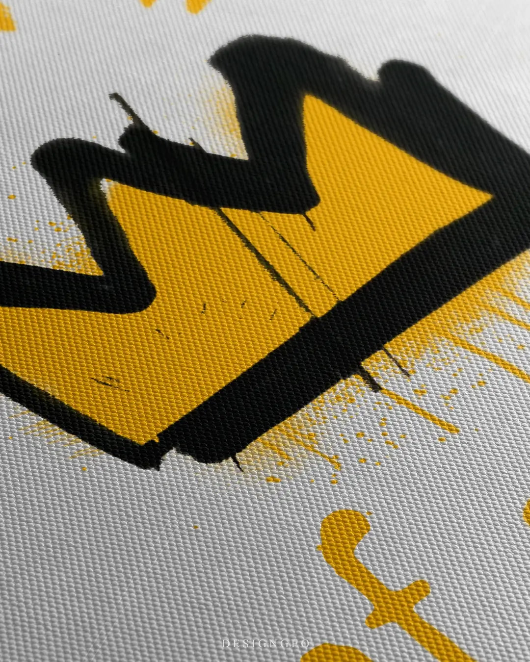 King Of Crypto Canvas Wall Art