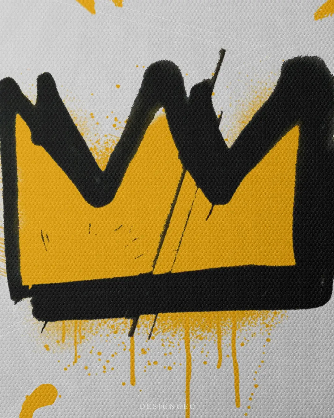 King Of Crypto Canvas Wall Art