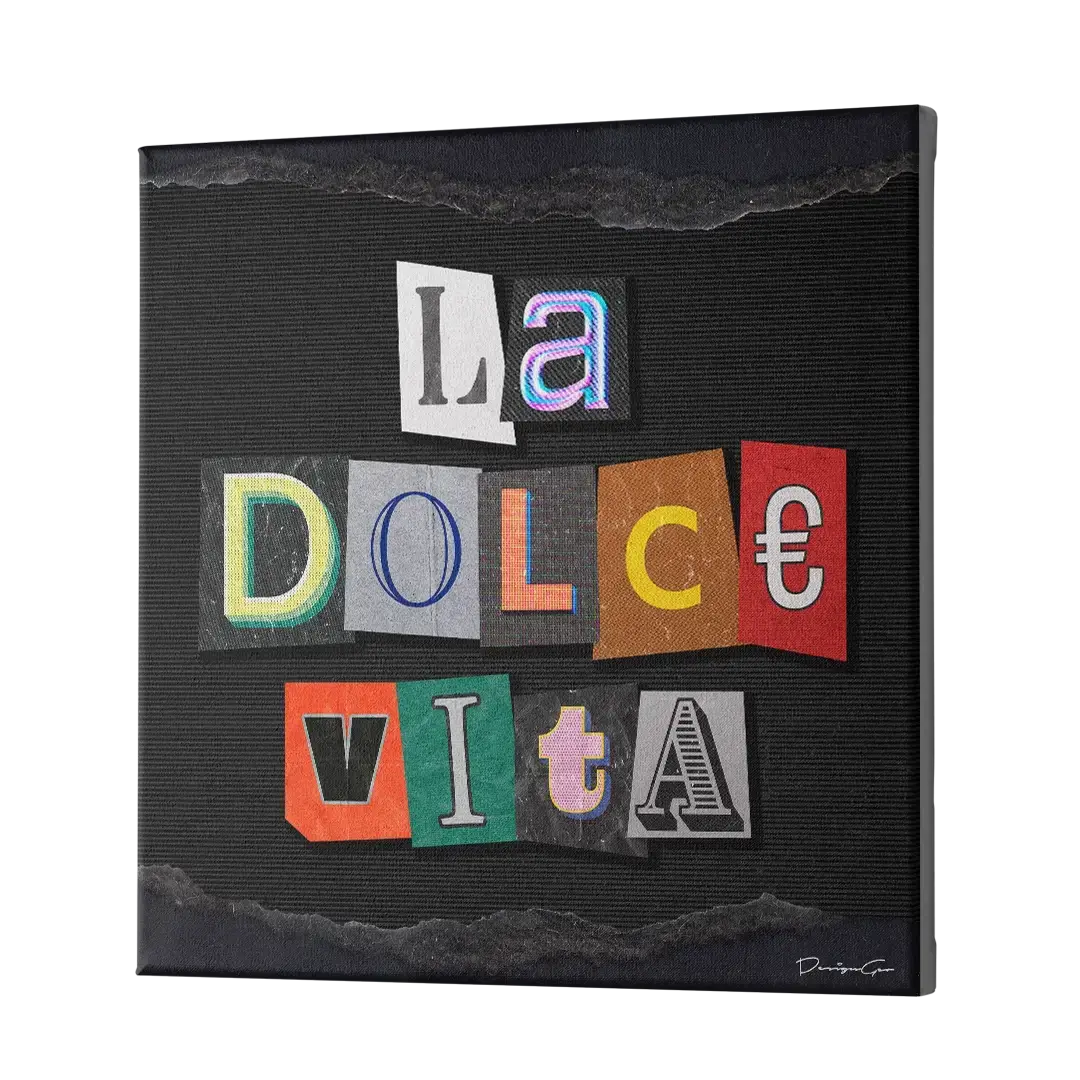 La Dolce Vita Canvas Wall Art