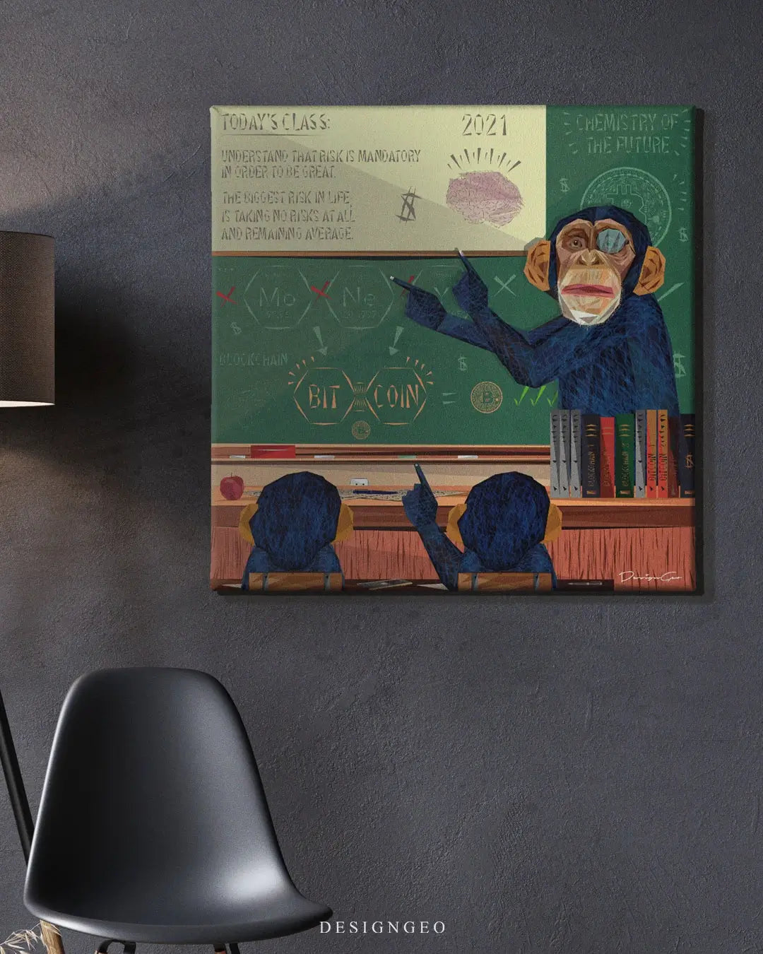 Learn Crypto Canvas Wall Art
