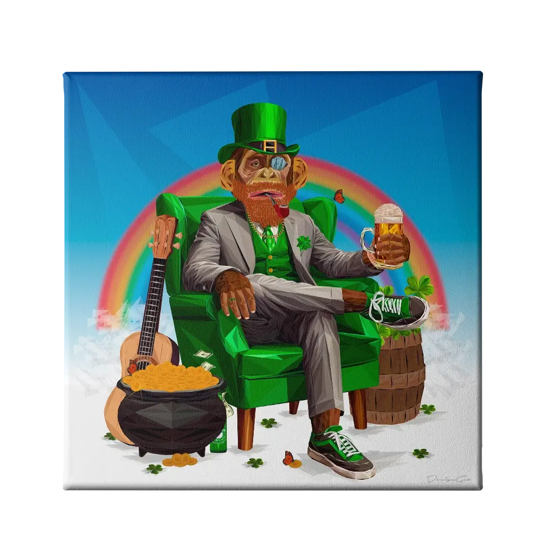 Leprechaun Canvas Wall Art