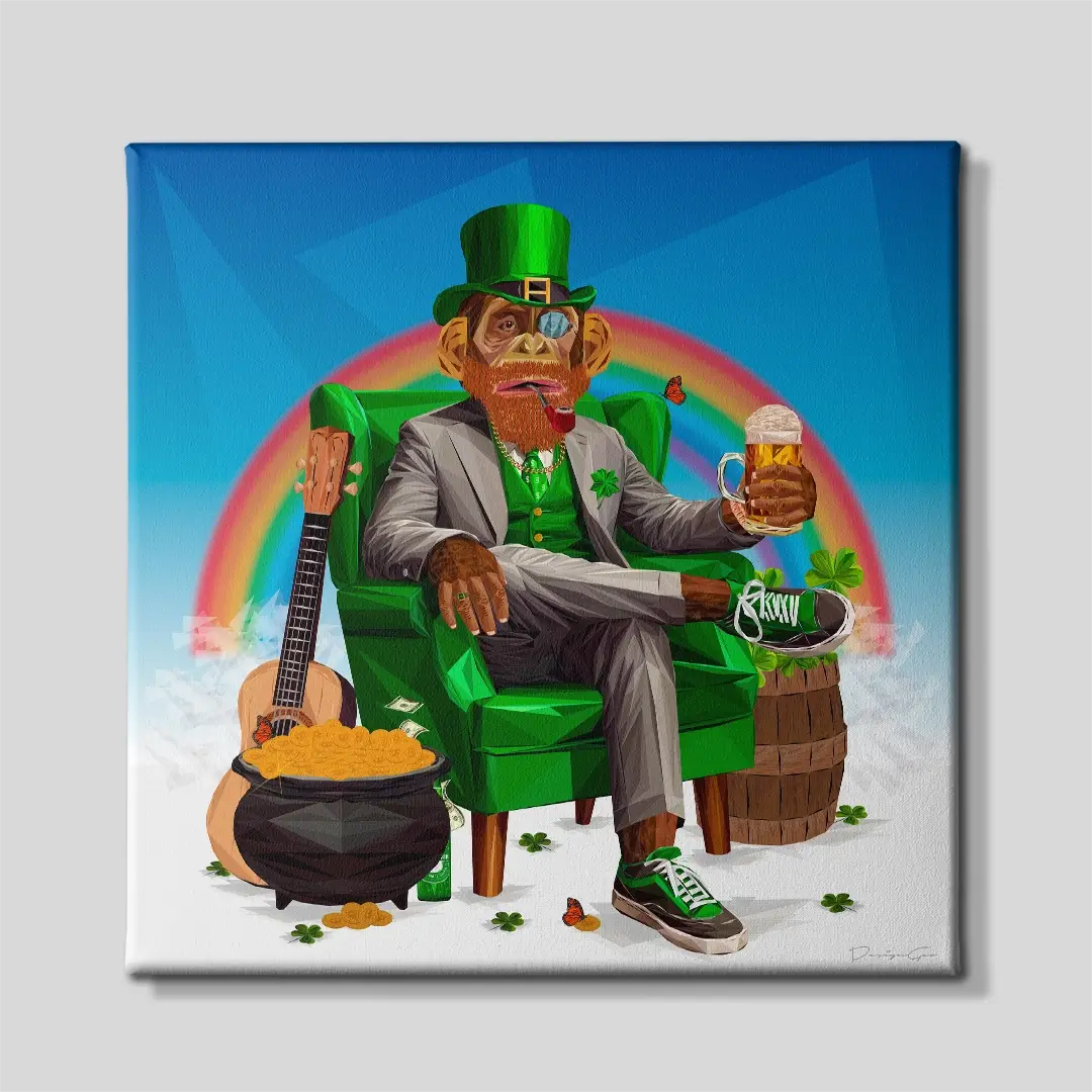 Leprechaun Canvas Wall Art